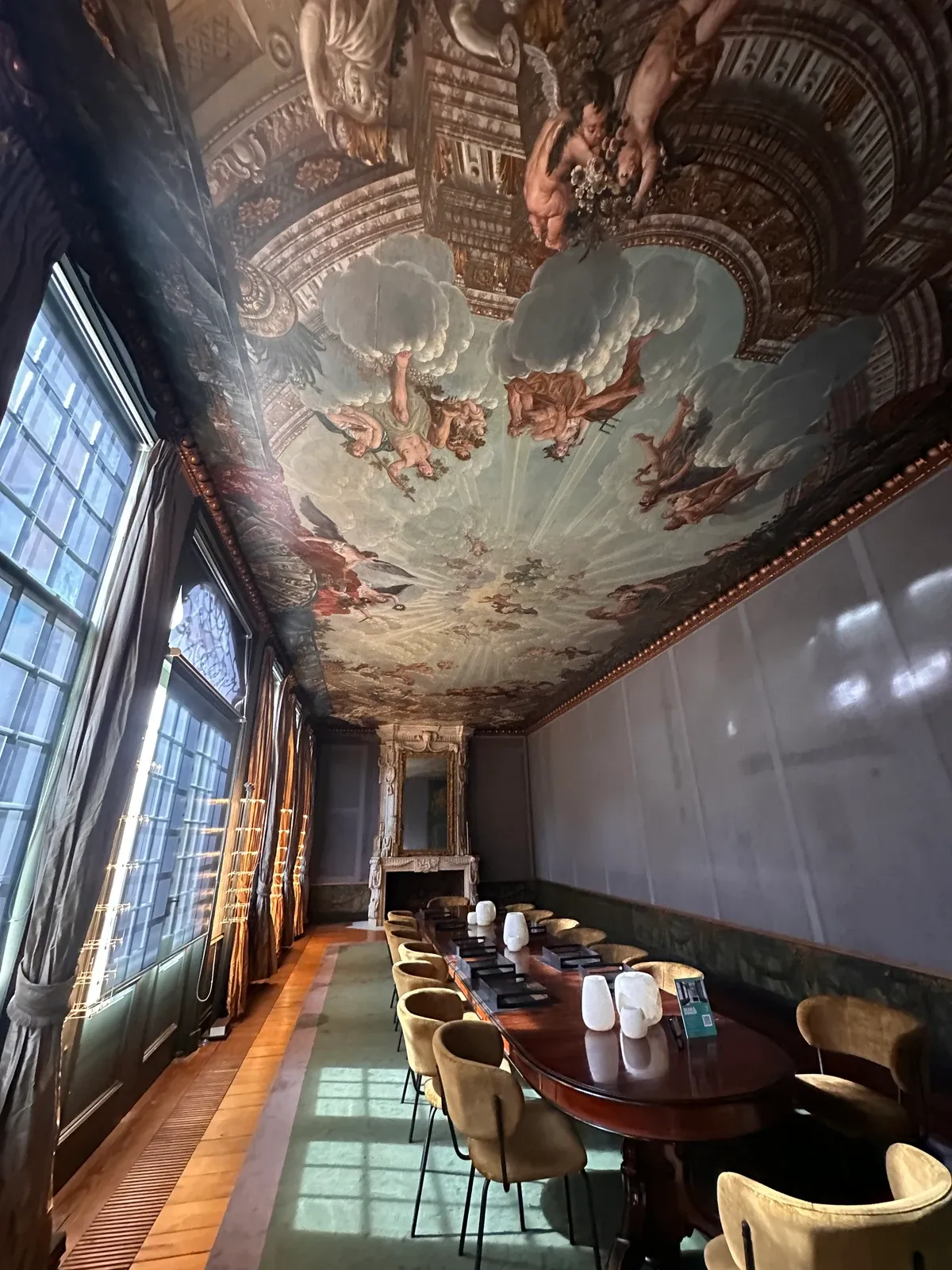 The Painted Ceiling of The Hofkamer