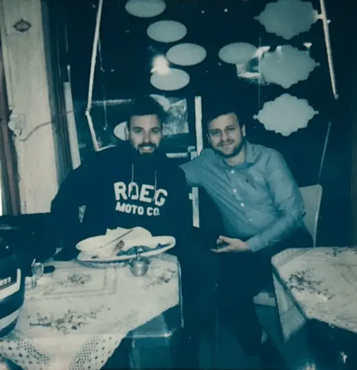 First day on Iranian soil and this man already helped me out a bunch